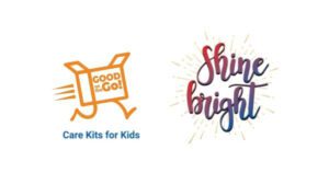 Good on the Go logo and shine bright logo