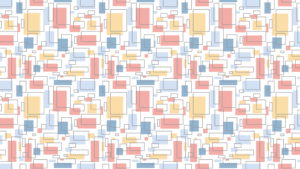 background image of colors and square outlines