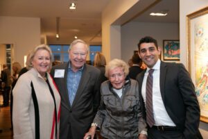 People at a donor event