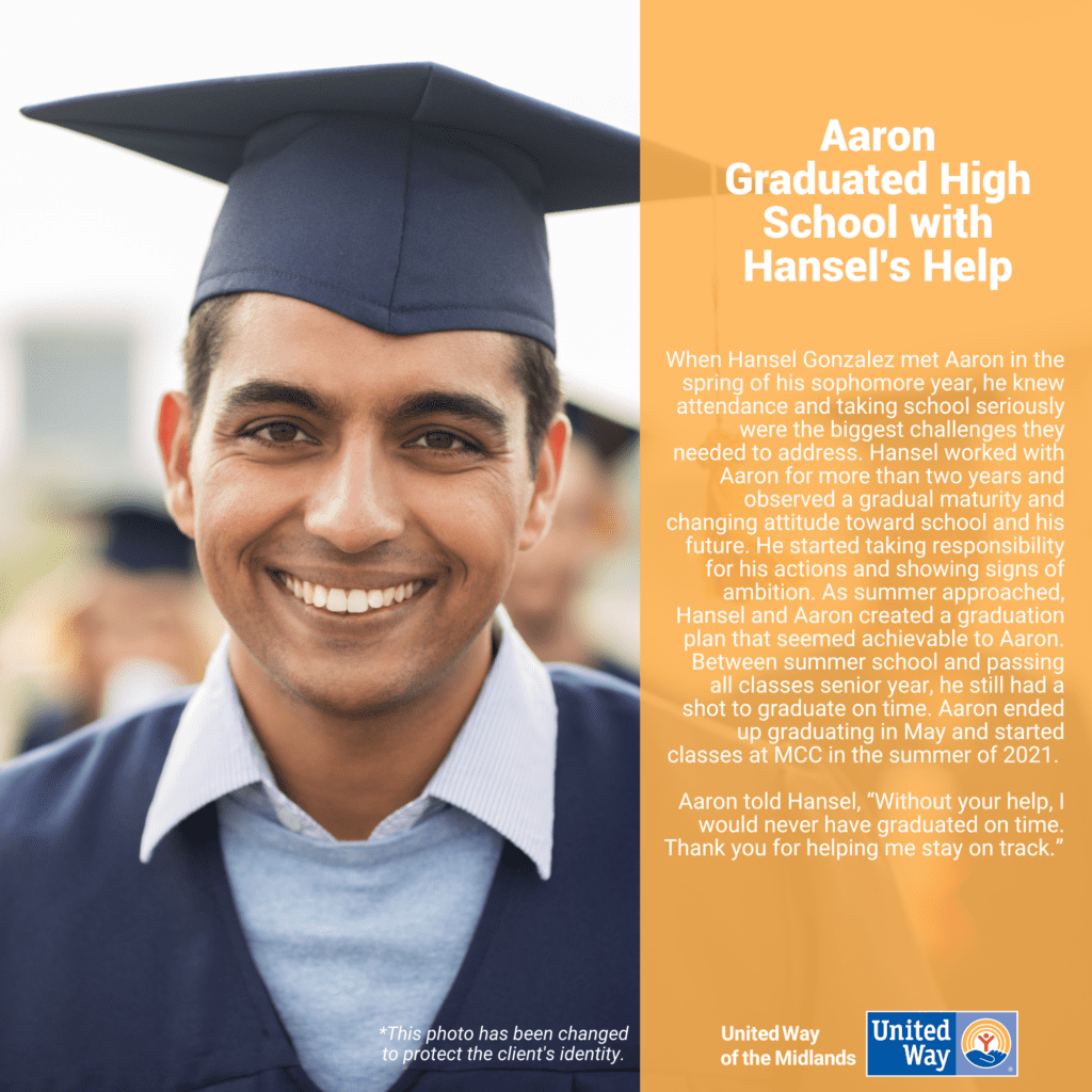 digital materials - Aaron Graduated high school with Hansel's help