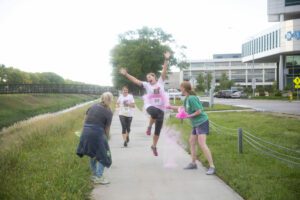 a runner in a race