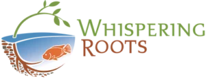 whispering roots logo