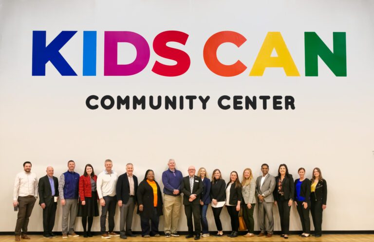 United Way board members joined the site visit at Kids Can Community Center