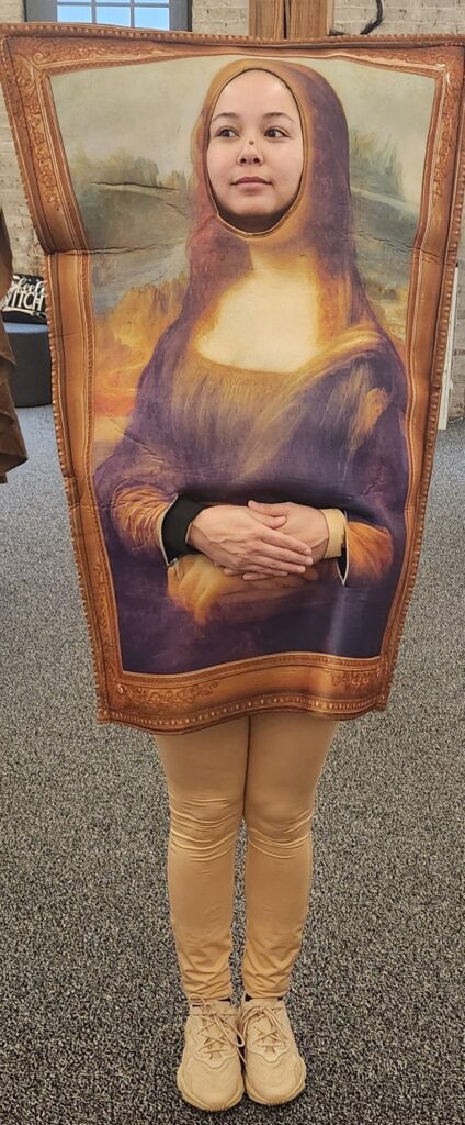 Spirit Week - Halloween Mona Lisa